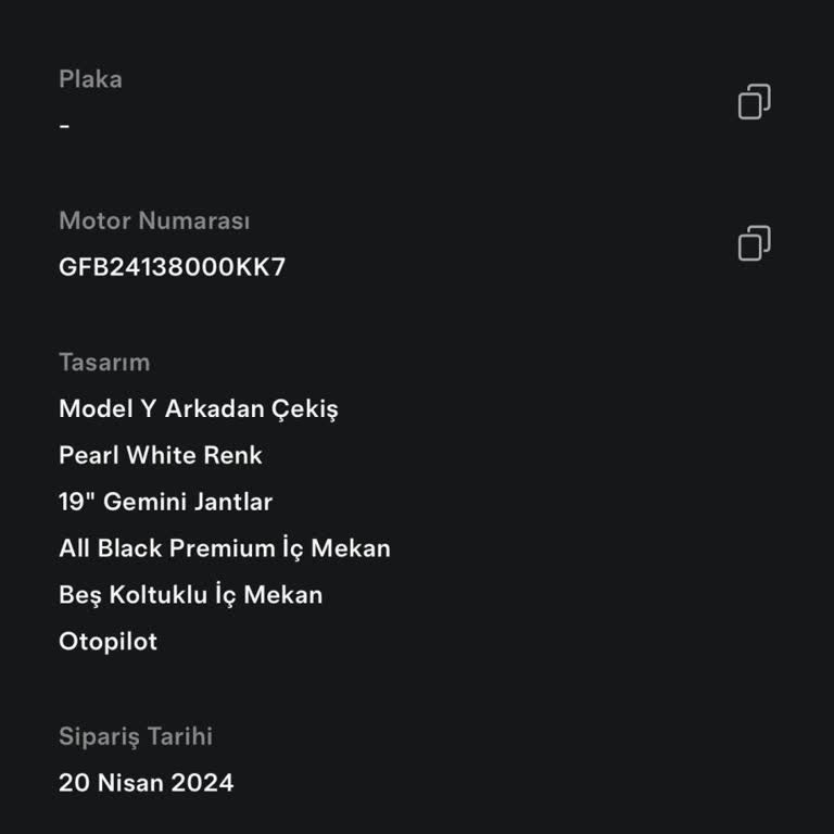 Tesla Ön Ödeme İadesi