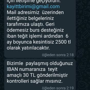İlkeli Birey Derneği (Burs Başvuru) Kişisel Bilgilerimin İzinsiz Paylaşımı Hakkında Şikayet