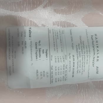 Harikalar AVM İade Kabul Etmeme