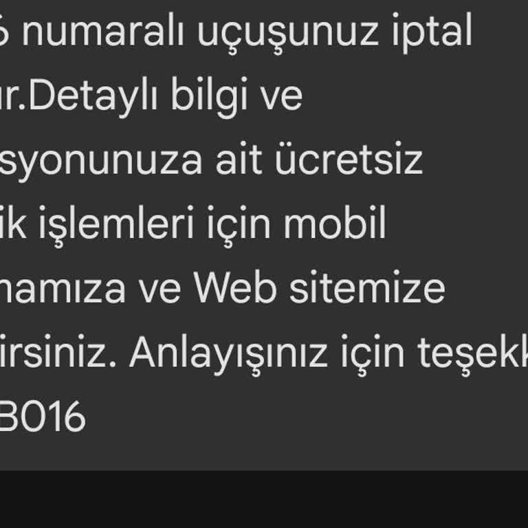 Ajet Uçuş İptal Mağduriyeti