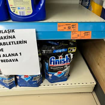 A101 Bütün Bulaşık Makinesi Tabletlerinde 1 Alana 1 Bedava
