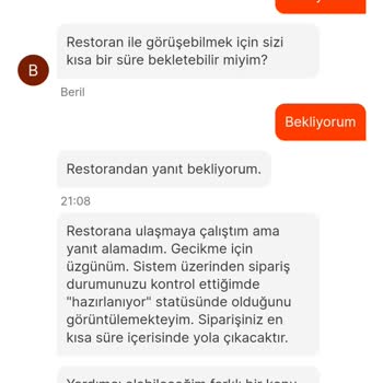 Migros Yemek Kuryenin Yemeği Getirmemesi Ve Canlı Destek Problemi