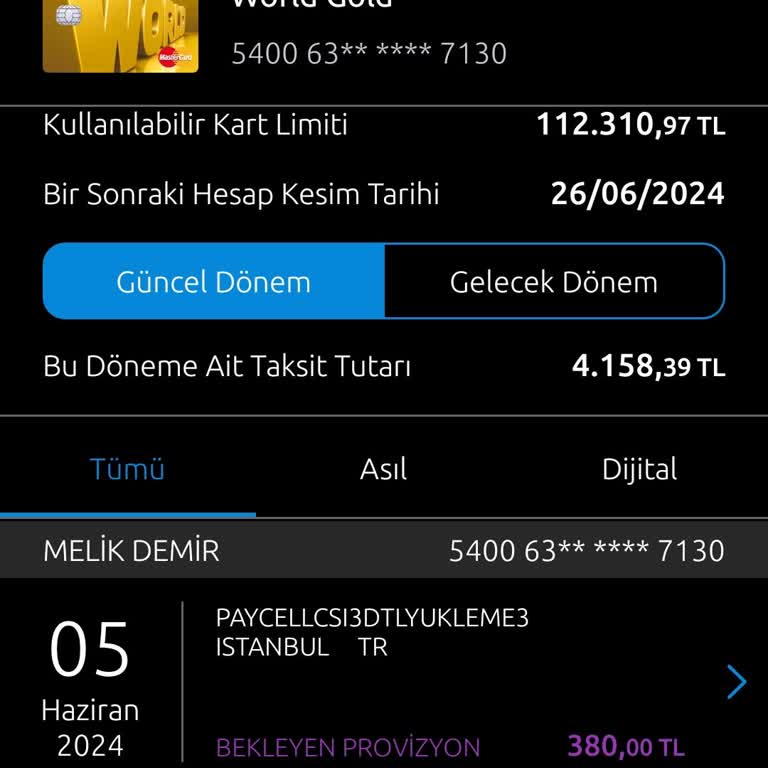Turkcell Yanlış Kart Çekimi