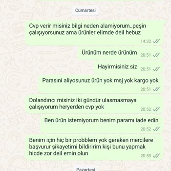 Byedz.com Ürünüm Gelmedi. Mağdur Oldum