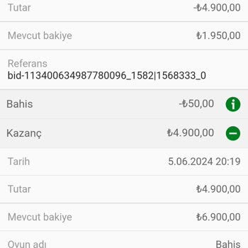 BETS10 Hesaptan Silinen Para