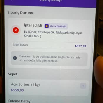 Getir Yanlış Bilgi Veren Müşteri Temsilcileri