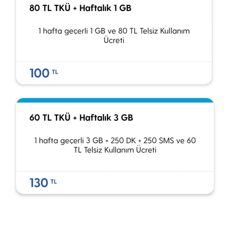 Turkcell Paket Hattımda Gözükmüyor