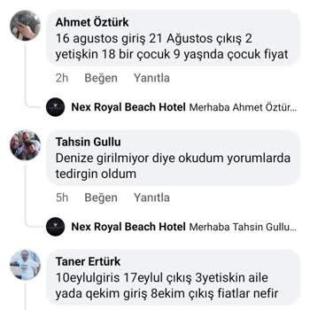 Kaporacı Otel Nex Royal Beach Hotel Maximum Otel