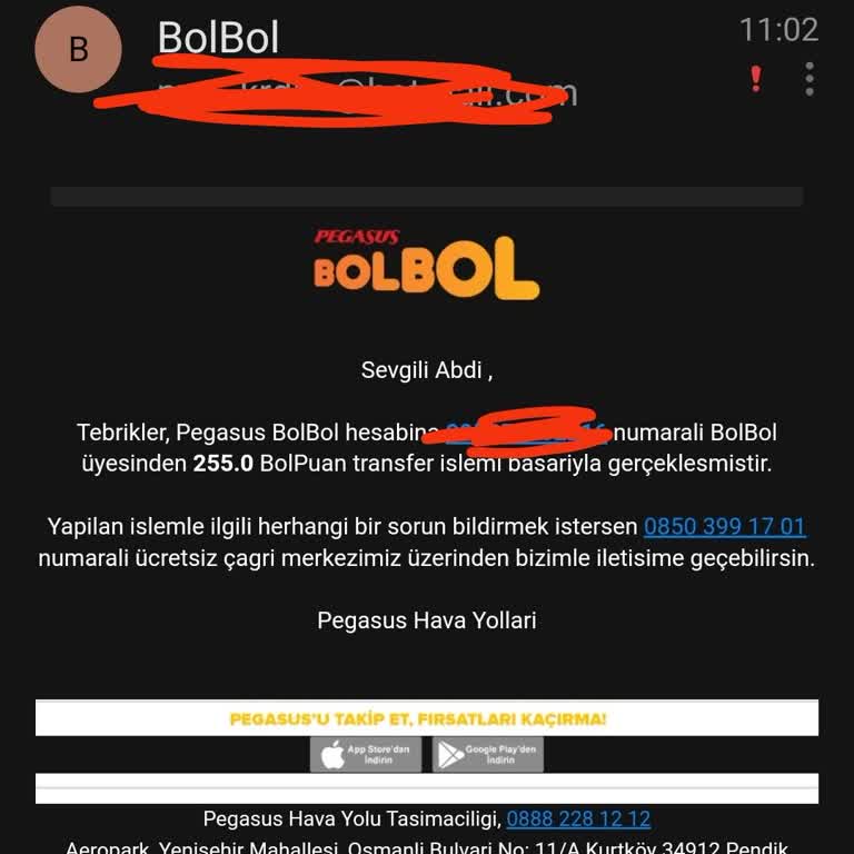 Pegasus Bol Bol Şüpheli Durum