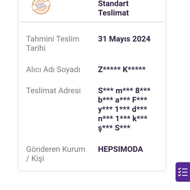 Hepsimodaa.comm (Instagram) Ürünün İade Edilmesini İstiyorum
