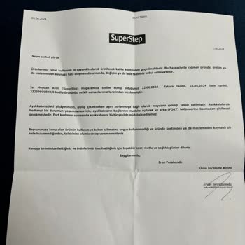 SuperStep Mağazası Skechers Marka Ayakkabısı Çok Çabuk Yıprandı