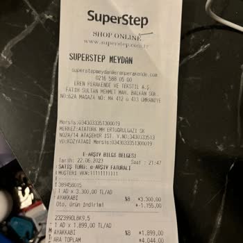 SuperStep Mağazası Skechers Marka Ayakkabısı Çok Çabuk Yıprandı