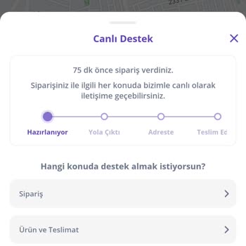 Getir Sipariş Getirmeme Sorunu