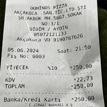 Domino's Akbük Şubesinde Teslimat Ve Ürün Kalitesi Sorunu