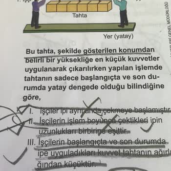 Milli Eğitim Bakanlığı (MEB) LGS Fen A Kitapçığı 13. Soru A