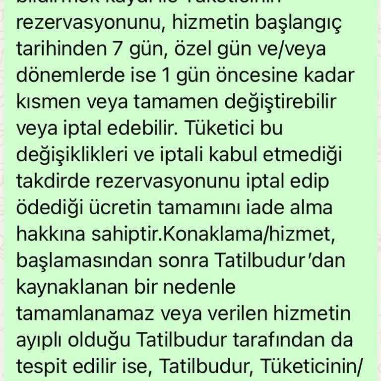 Tatilbudur Kafasına Göre İptal Ediyor 5 Aylık Rezervasyonu