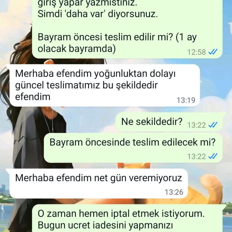 Tiamob Gönderilmeyen Ürün Şikayeti