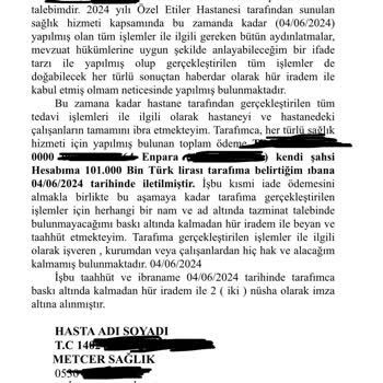 Etiler Hastanesi'nde Yaşanan Mağduriyet