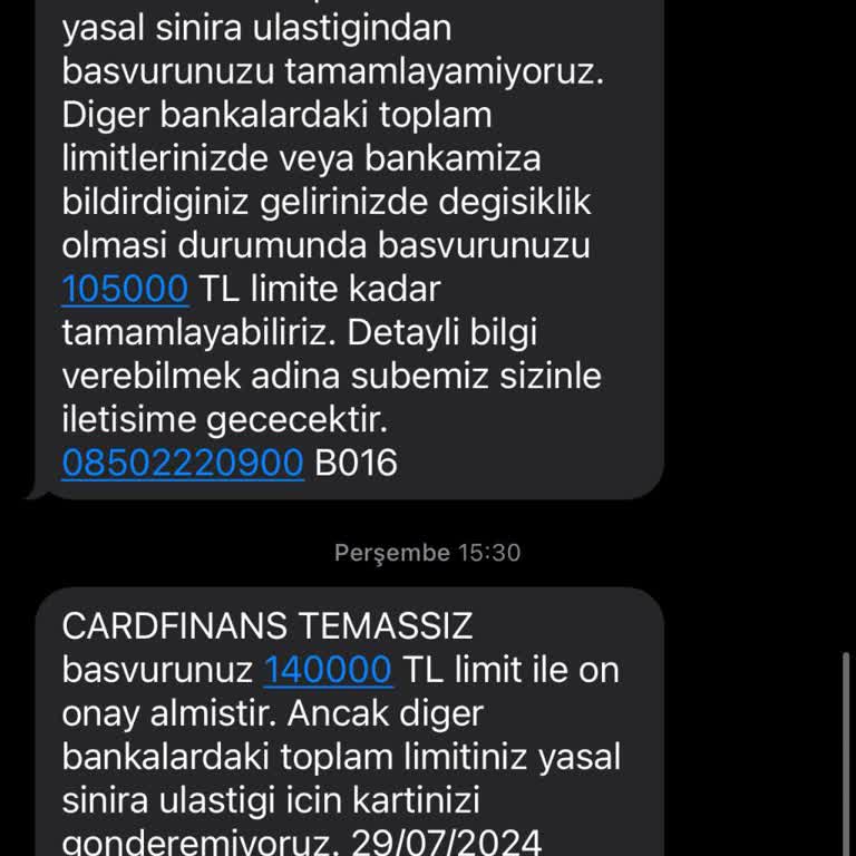 QNB Finansbank Yasal Sınır Dayatması