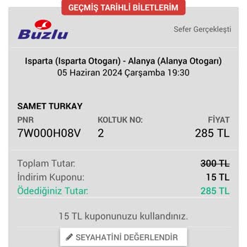 Buzlu Turizm'in Mağdur Etmesi