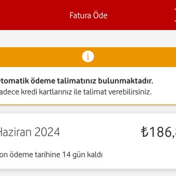 Vodafone 780 TL Fatura!