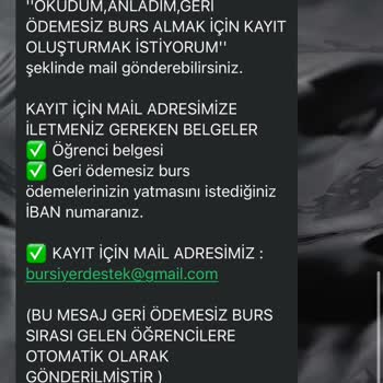 İstanbul Topkapı Üniversitesi Geri Ödemesiz Burs Başvuru Süreci Hakkında Bilgilendirme