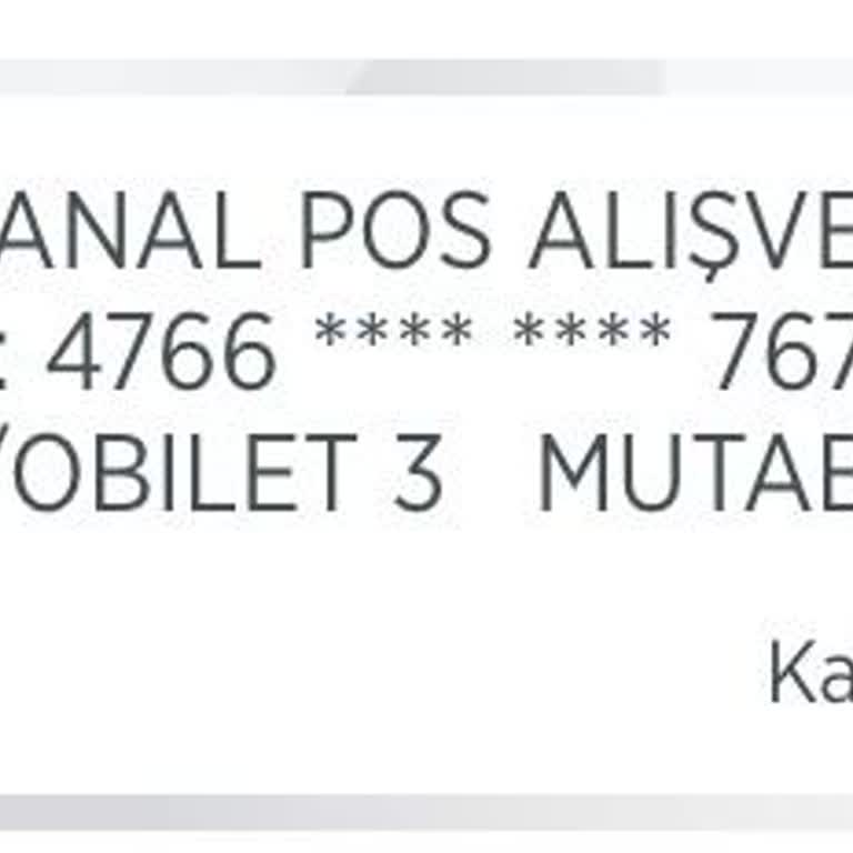 Obilet Hesaptan Para Çekti Bileti Vermedi