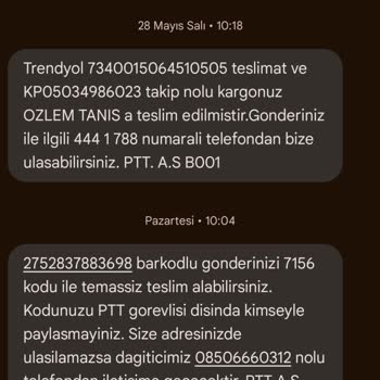 PTT Kargo Trendyol Kargo Sorunu: Evdeyken 'Evinizde Yoktunuz' Mesajı