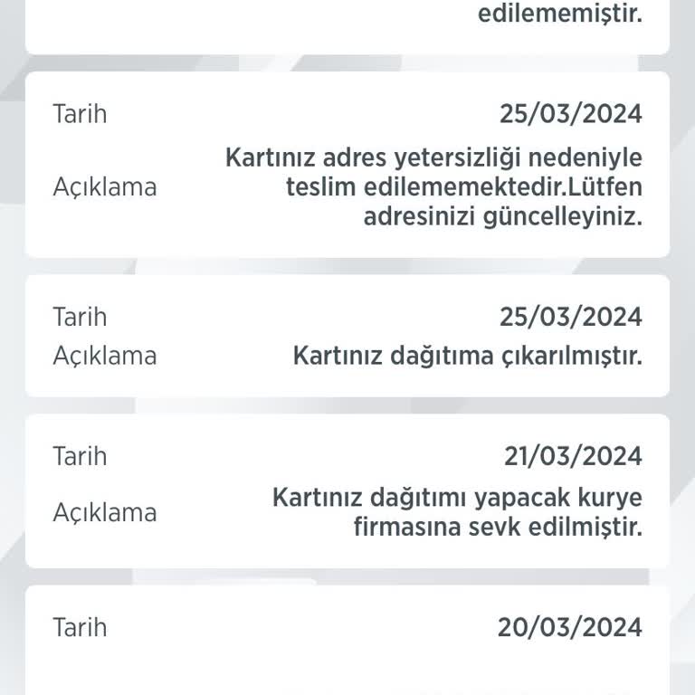 Ziraat Bankası Yeni Kartımı Göndermiyor