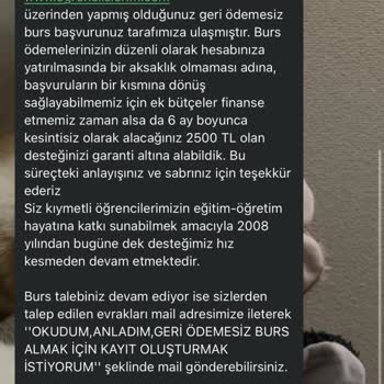 Burs Vaadiyle Dolandırıcılık Kişisel Bilgilerimin İzinsiz Kullanımı Hakkında Önemli Uyarı