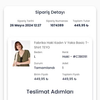 Totemim.com Boyner Yanlış Ürün Göndermiş