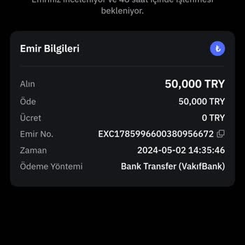 Para Transferim Bybit Hesabıma Geçmedi