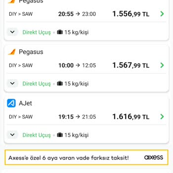 Enuygun.com Uçak Bileti Fiyatlandırma Sorunu