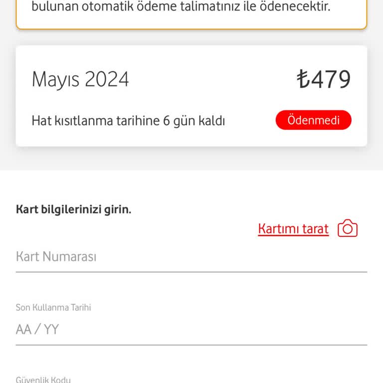 Vodafone Faturayı Ödedim Tekrar Ödeme İstiyor Hat Kısıtlama Uyarısı