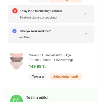 Suwen Ürününe Sahip Çıkmıyor, Hemen Bir Yıkamada Yıprandı