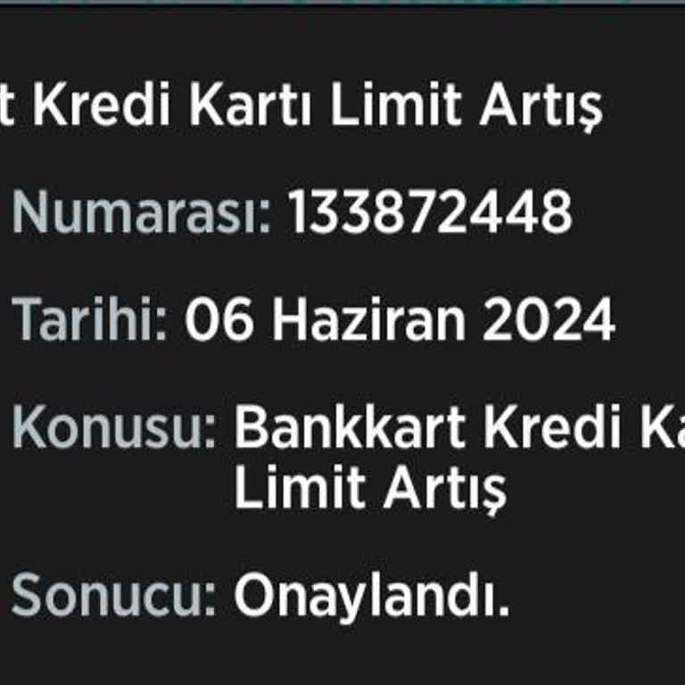 Ziraat Bankası Bankkart Limit Arttırma