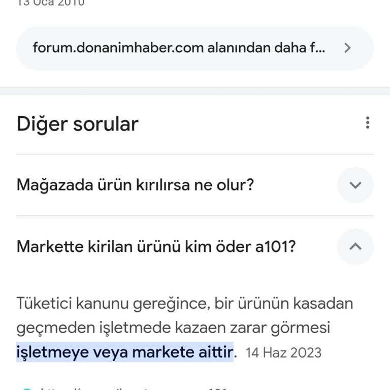 A101 Mağazanın Bakımsız Ve Pislik İçinde Olması Zorla Meblağ Almaları