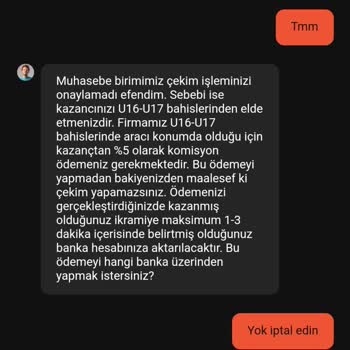 Karmabet Ödeme Sorunu Ve Komisyon Talebi