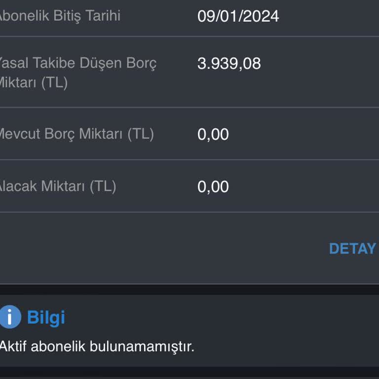 Turkcell Aboneliğinden Çıktığım Hatta Yasal Borç Var