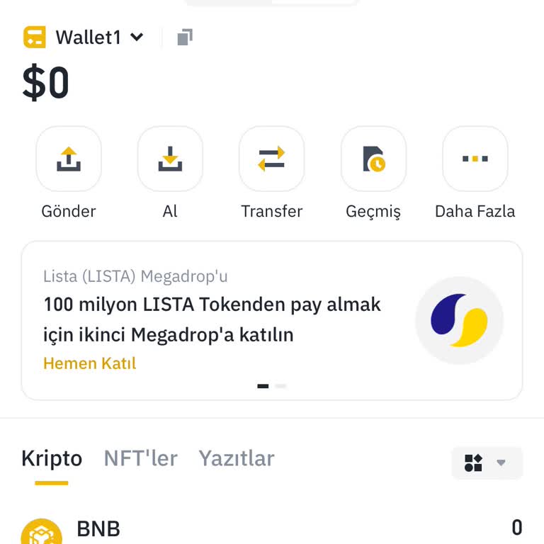 Binance Web3 Fonlarım Görünmüyor