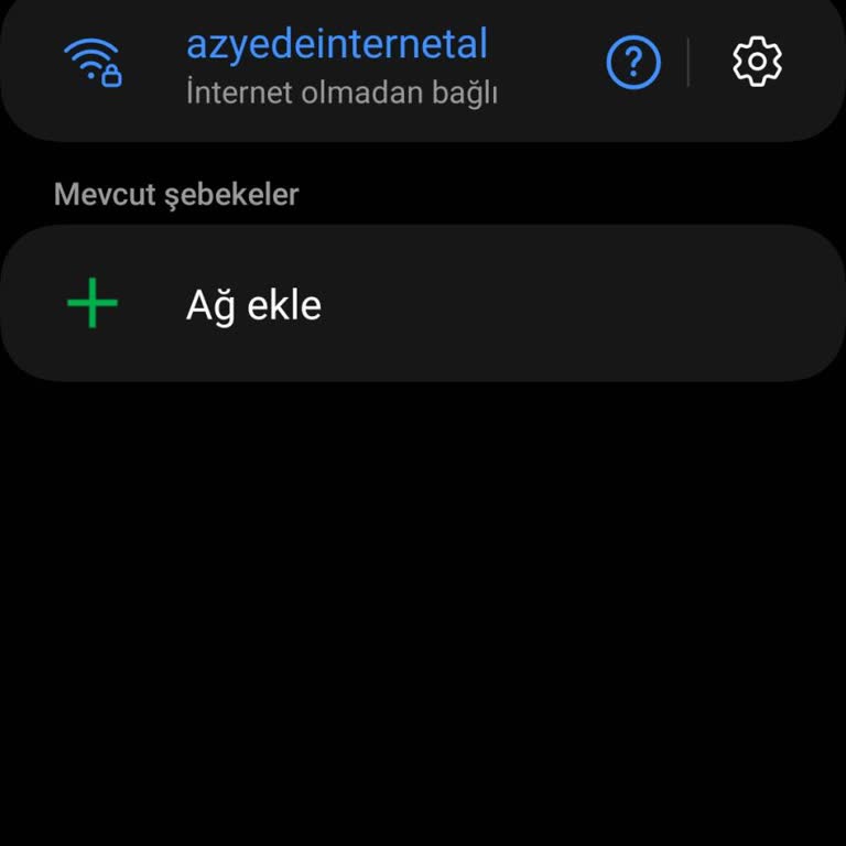 Vodafone Net Ev İnternetinin Ağına Bağlı Olup İnternet Olmaması