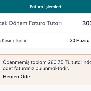 Türk Telekom Fatura Ücreti Farklılığı