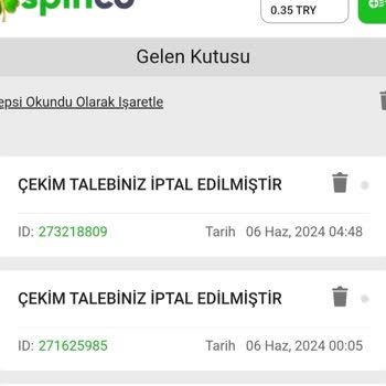 Spinco Kazancımı Ödemiyor Ve Sürekli Oyalıyor