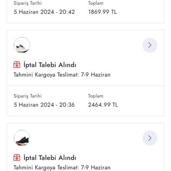Boyner Habersiz Ürün İptali Sağlıyor