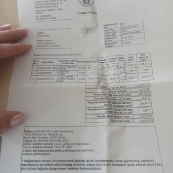 Accort Giyim Ürün İadesinin Alınmaması