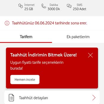 Vodafone Taahhüt Ve Yüksek Fiyat Politikası