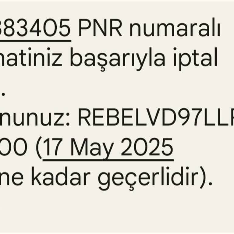 Obilet Firması Para İadesi