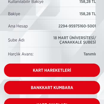 Ziraat Bankası Harçlık Avansımı Hakkım Olduğu Halde Kullanamıyorum