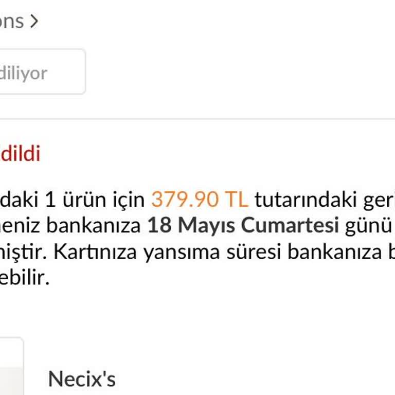 VakıfBank Para İadesi Gelmedi