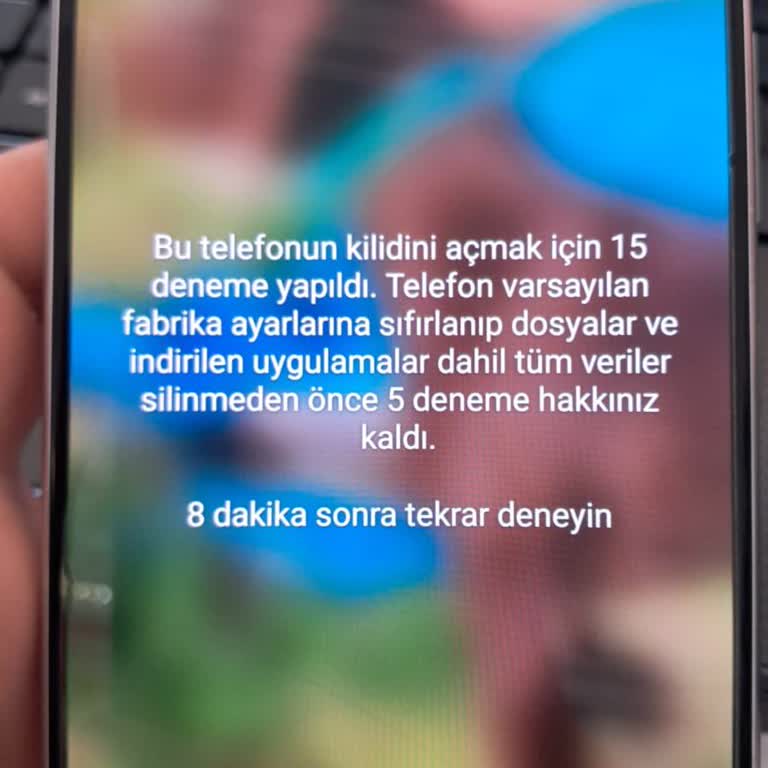Samsung Telefon Samsung Güncelleme Sonrası Doğru Olan Ekran Şifresine Yanlış Diyor